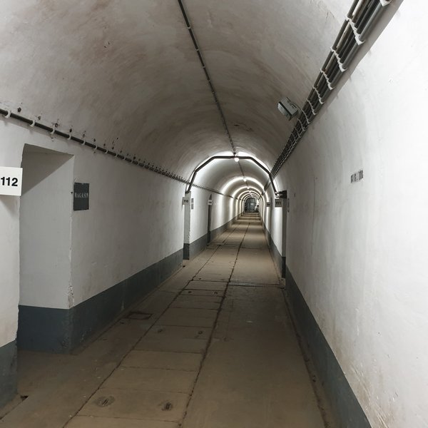  קטע ממסדרון הכניסה למבצר